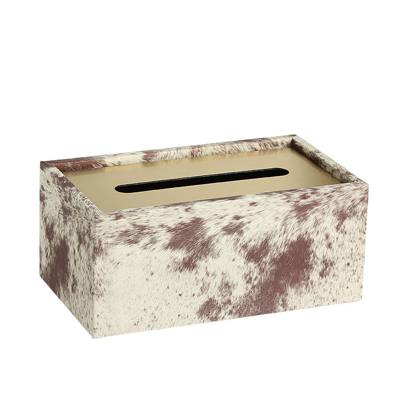 Gold Lid Tissue Box