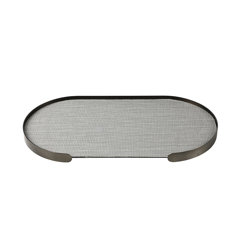 Oval Tray Grey A