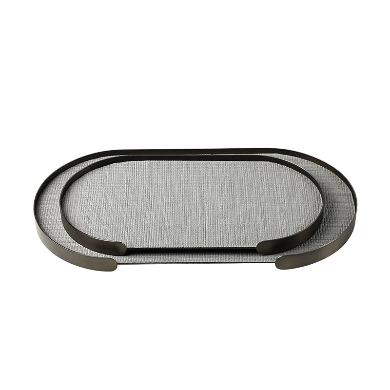 Oval Tray Grey A