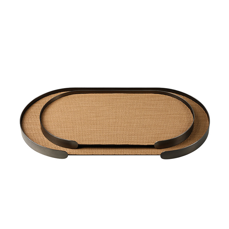 Oval Tray Coffee A