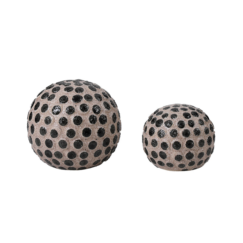 Black Polka Dot Sand Ball A
