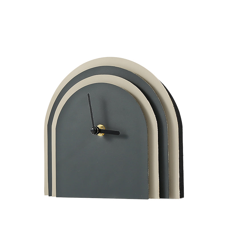 Arched clock - Blue
