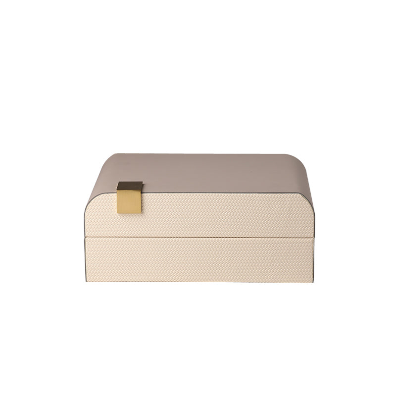 Simple Round Box Gray A
