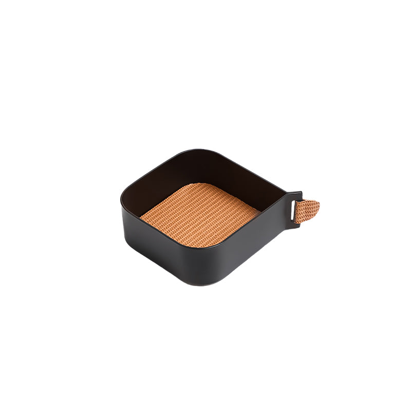 Fine grain tray square brown B