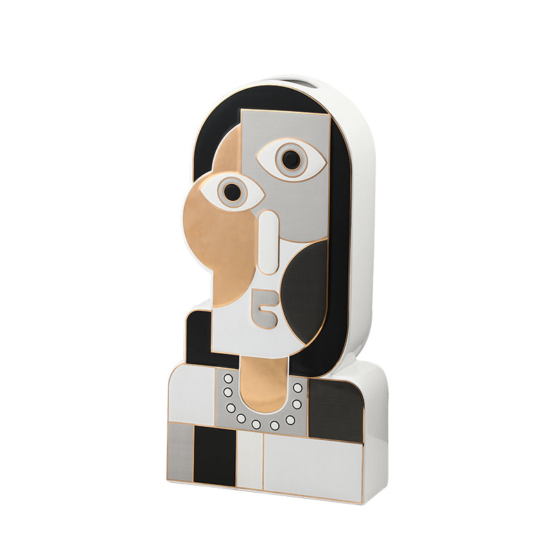 Jigsaw Puzzle Character Vase A