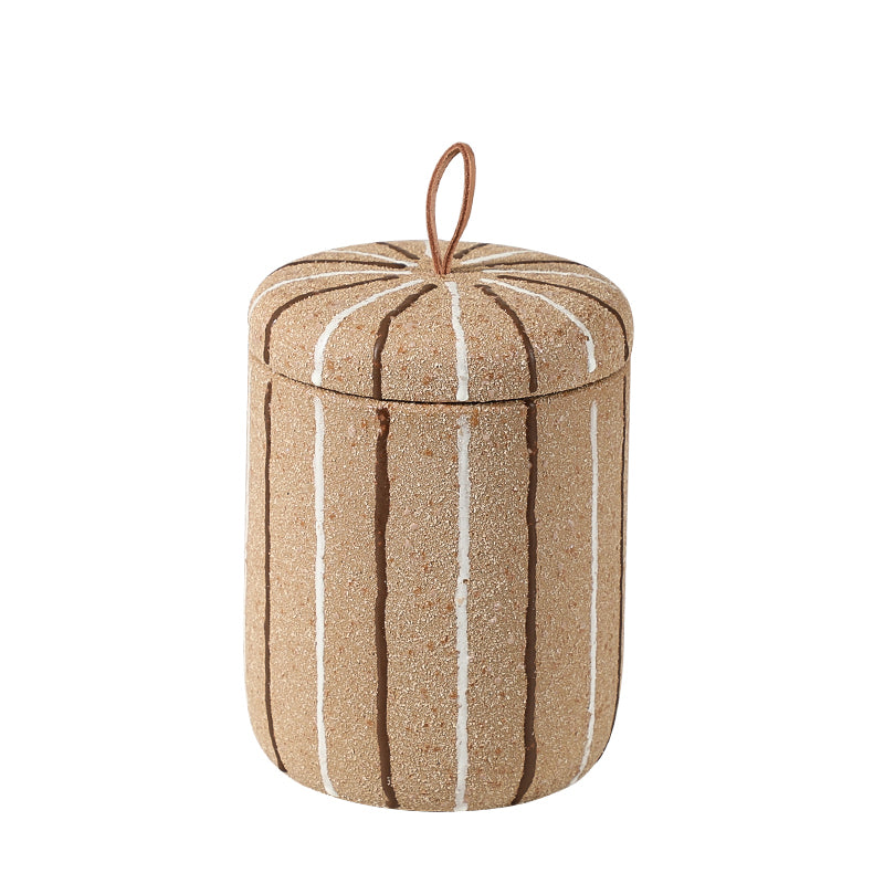 Brown Sand Jar