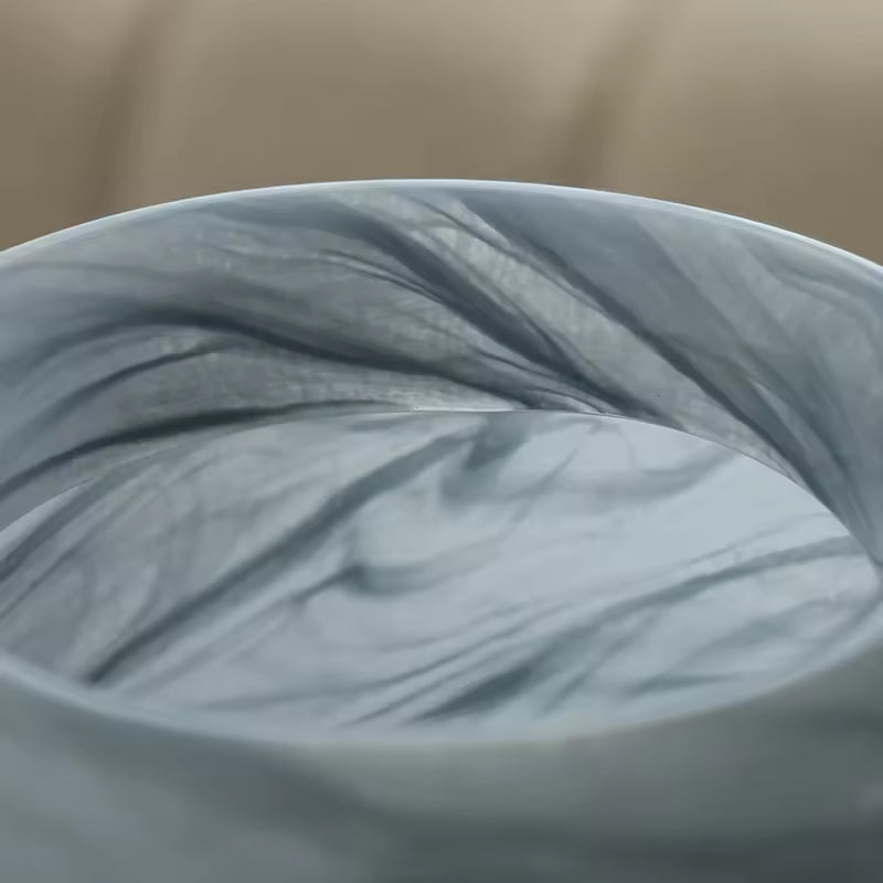 Grey Button Vase B
